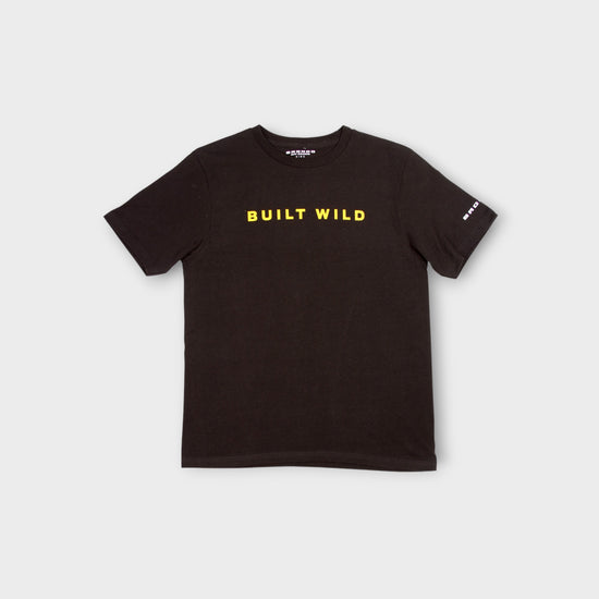 Built Wild Tee Black Front