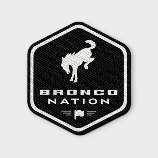 Shield Patch - Black/White