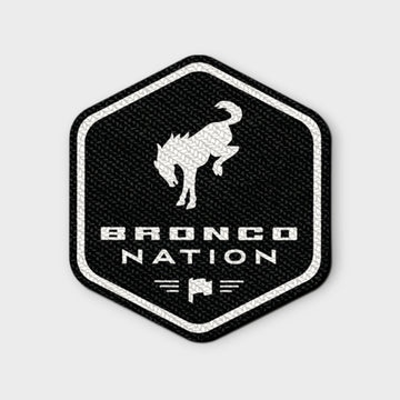 Shield Patch - Black/White