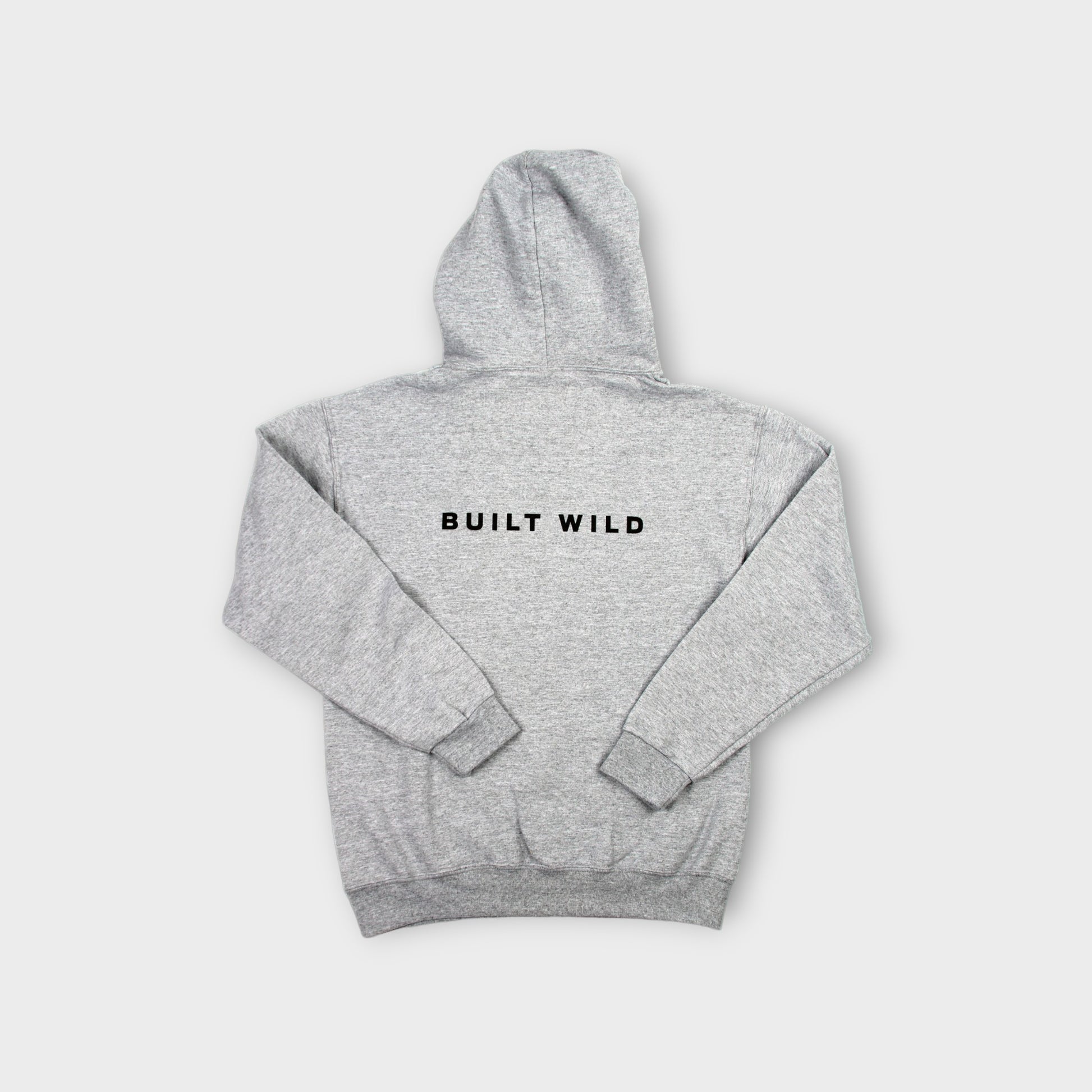 Built Wild Hoodie Grey Back