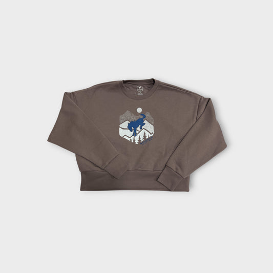 Bronco Nation - Women's Moonlight Cropped Crew