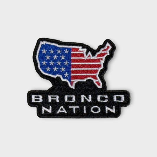 Bronco Nation - American Nation Patch