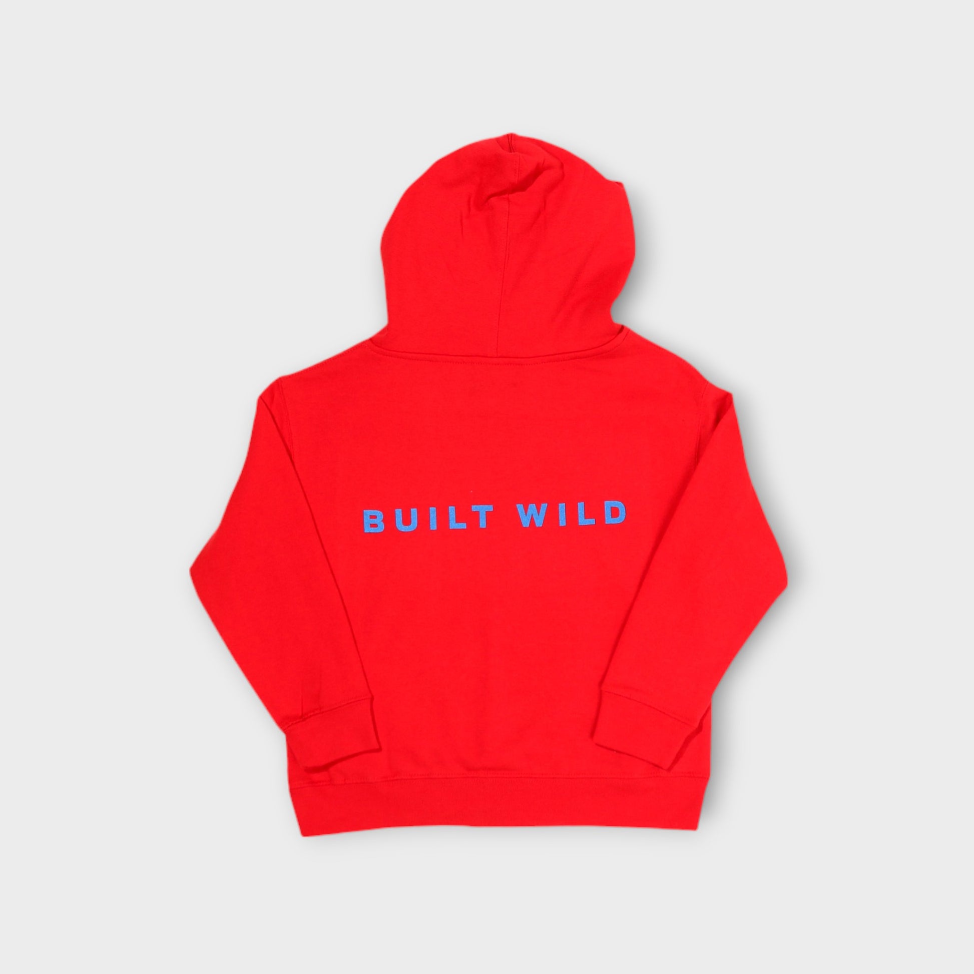 Built Wild Hoodie Red Back