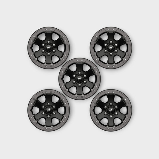 2021+ Bronco 17"X8" Bead Lock Capable Wheel Kit -Badlands
