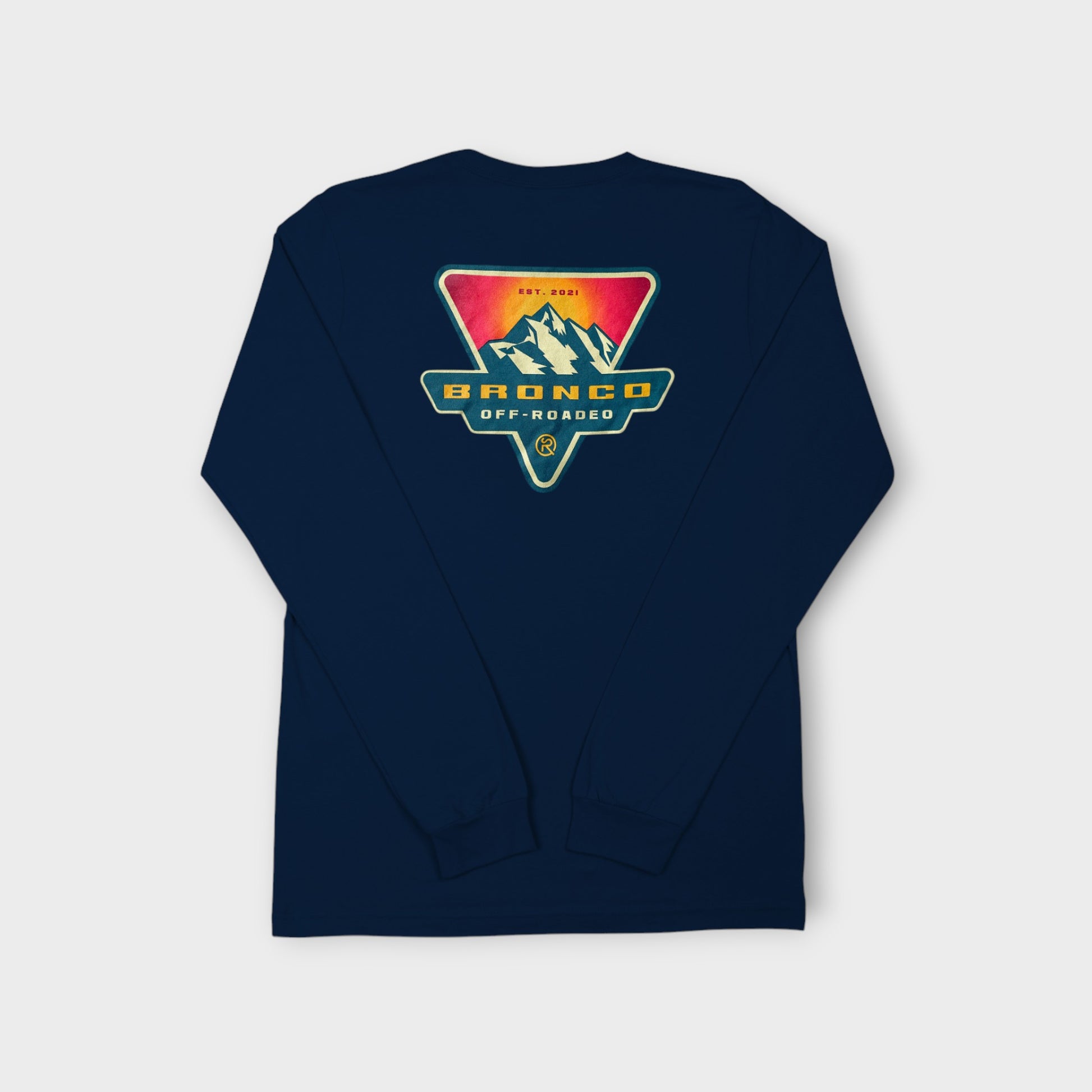 Main Badge LS Tee Blue Back