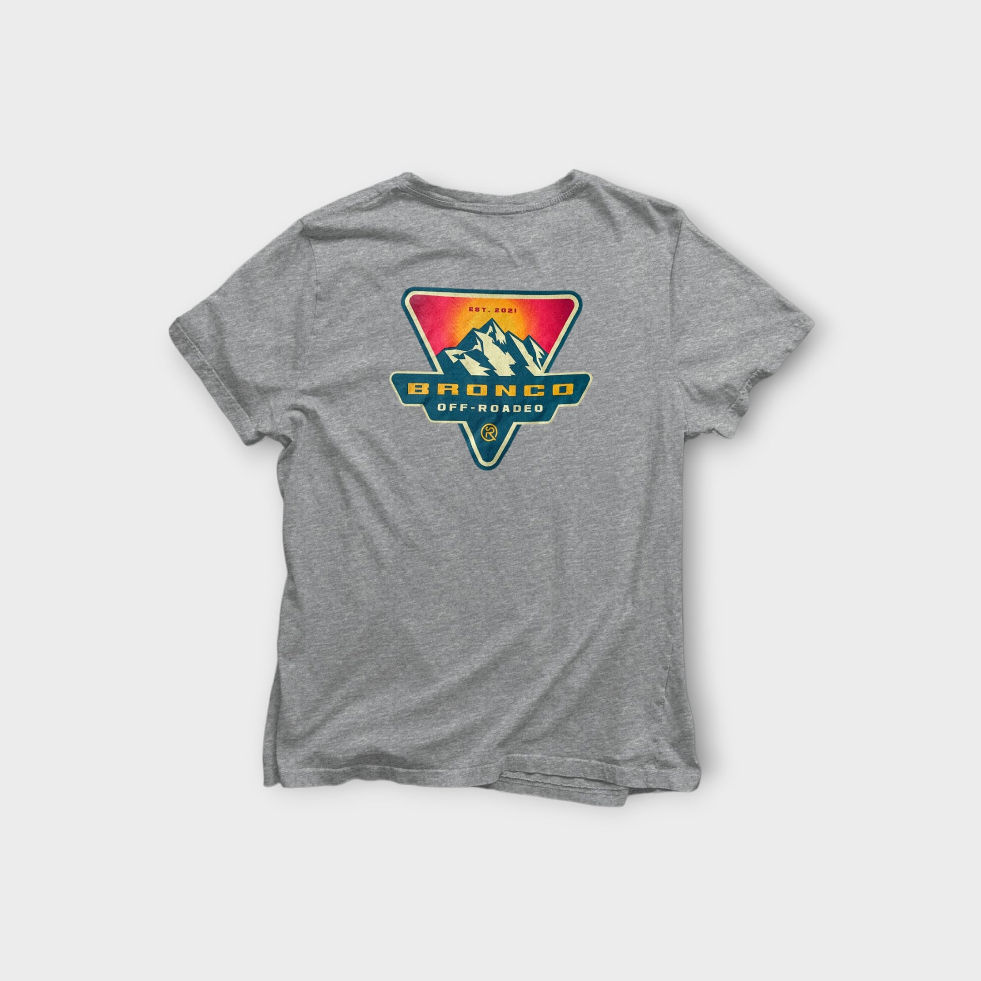 Main Badge Tee Grey Back