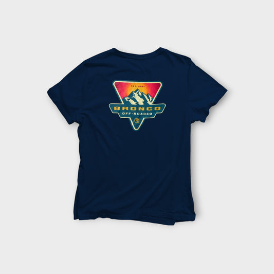 Main Badge Tee Blue Back