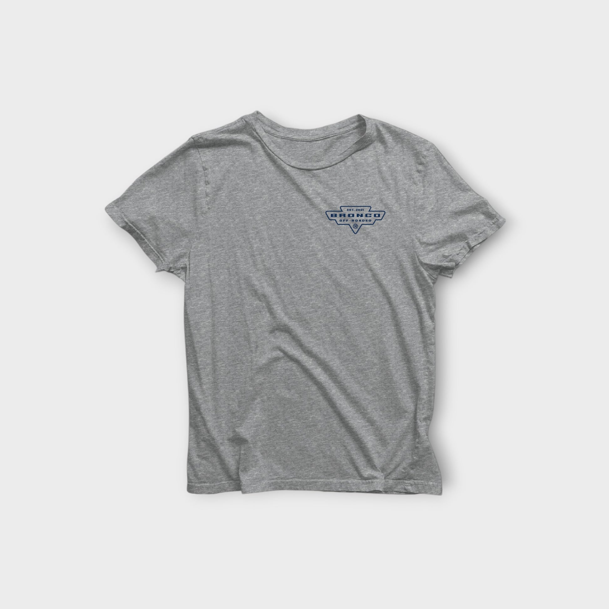 Main Badge Tee Grey Front