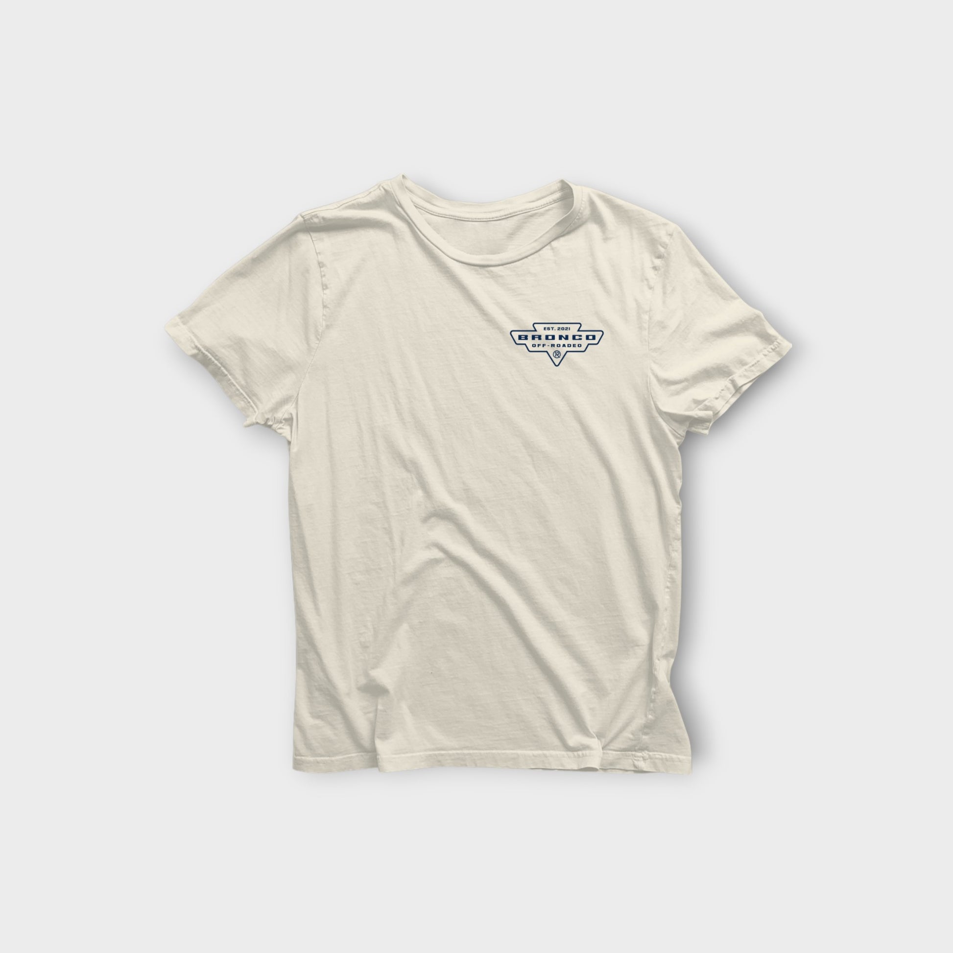 Main Badge Tee White Front