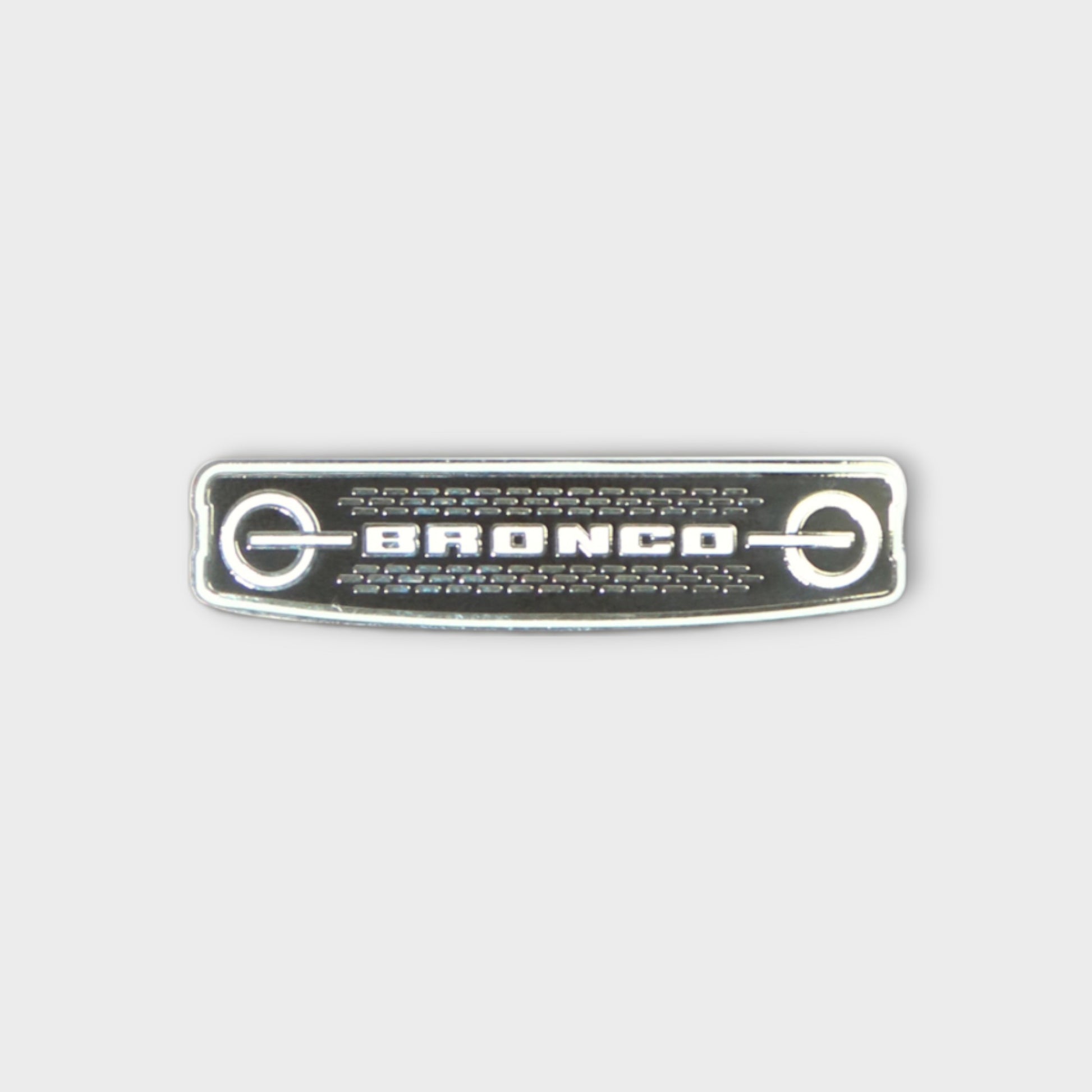Lapel Pin - Grille White