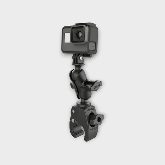 RAM® Tough-Claw™ Clamp Mount with Action Camera Adapter - Aluminum
