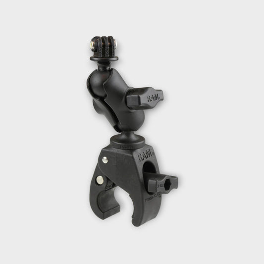 RAM® Tough-Claw™ Clamp Mount with Action Camera Adapter - Aluminum