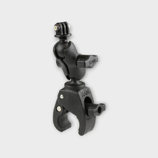 RAM® Tough-Claw™ Double Ball Mount with Universal Action Camera Adapter