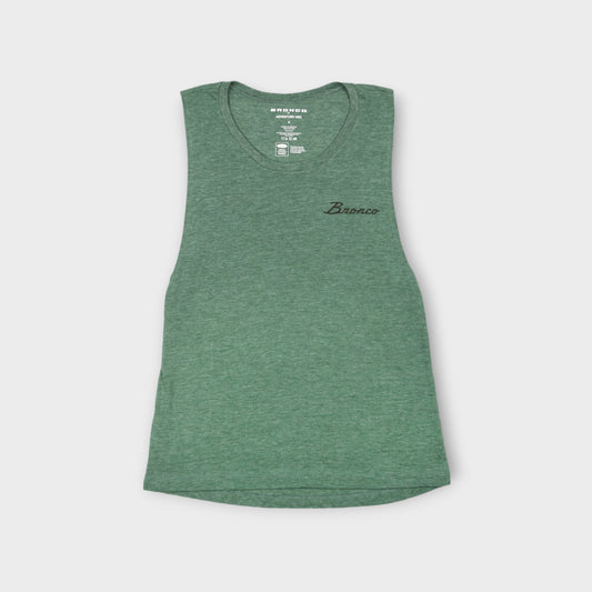 Rare Breed Sleeveless Tee- Green front