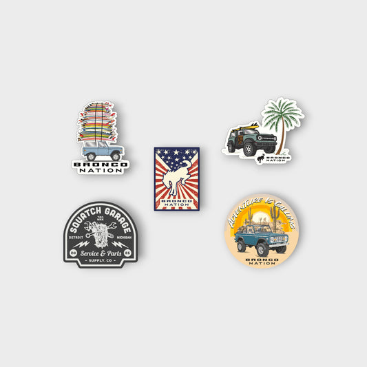 Bronco Nation - Summer 25 Sticker Pack