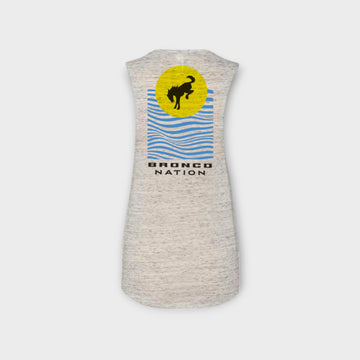 Bronco Nation - Women's Wavy Sleeveless