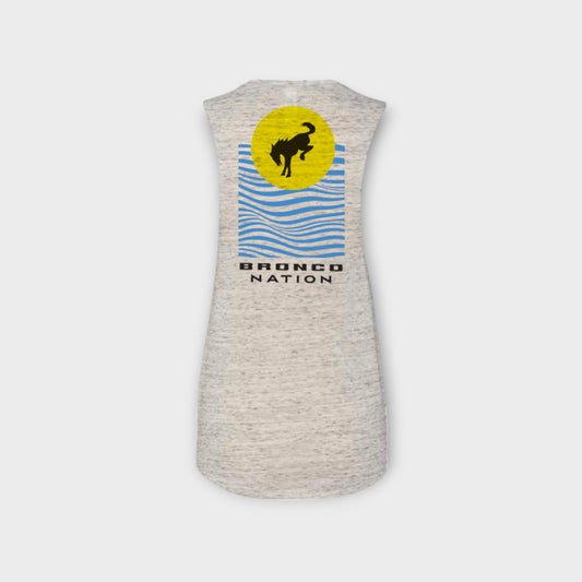 Bronco Nation - Women's Wavy Sleeveless