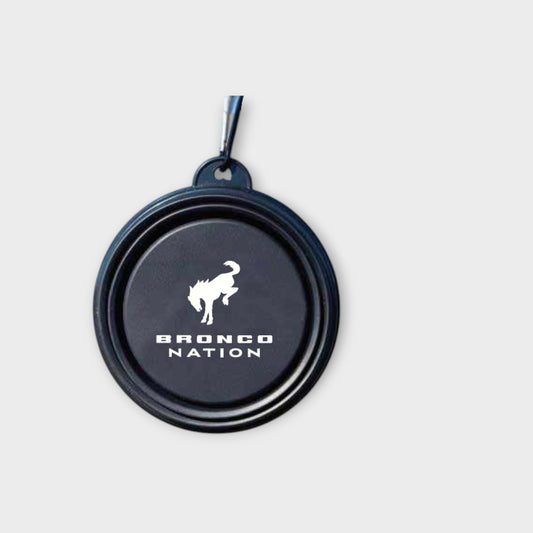 Bronco Nation - Travel Pet Bowl