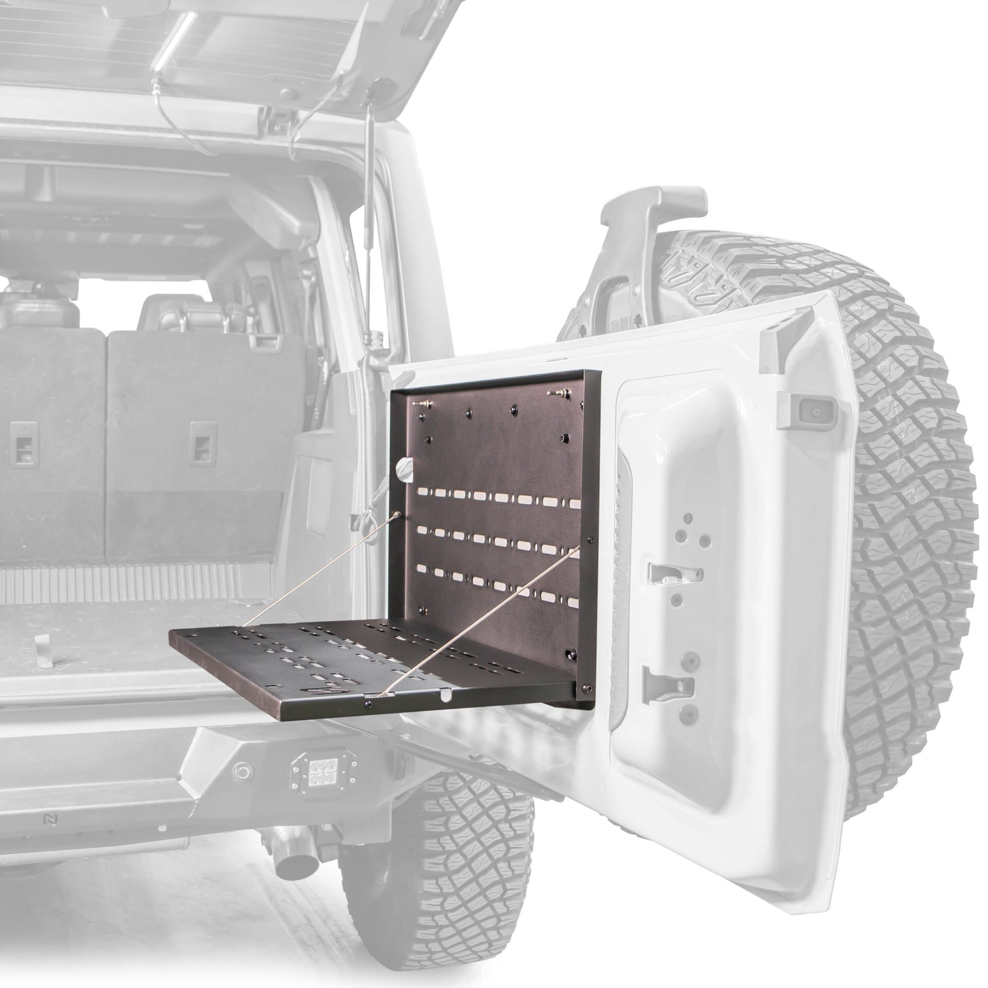 2021+ Ford Bronco Fold-Out Trail Table - Turn Offroad