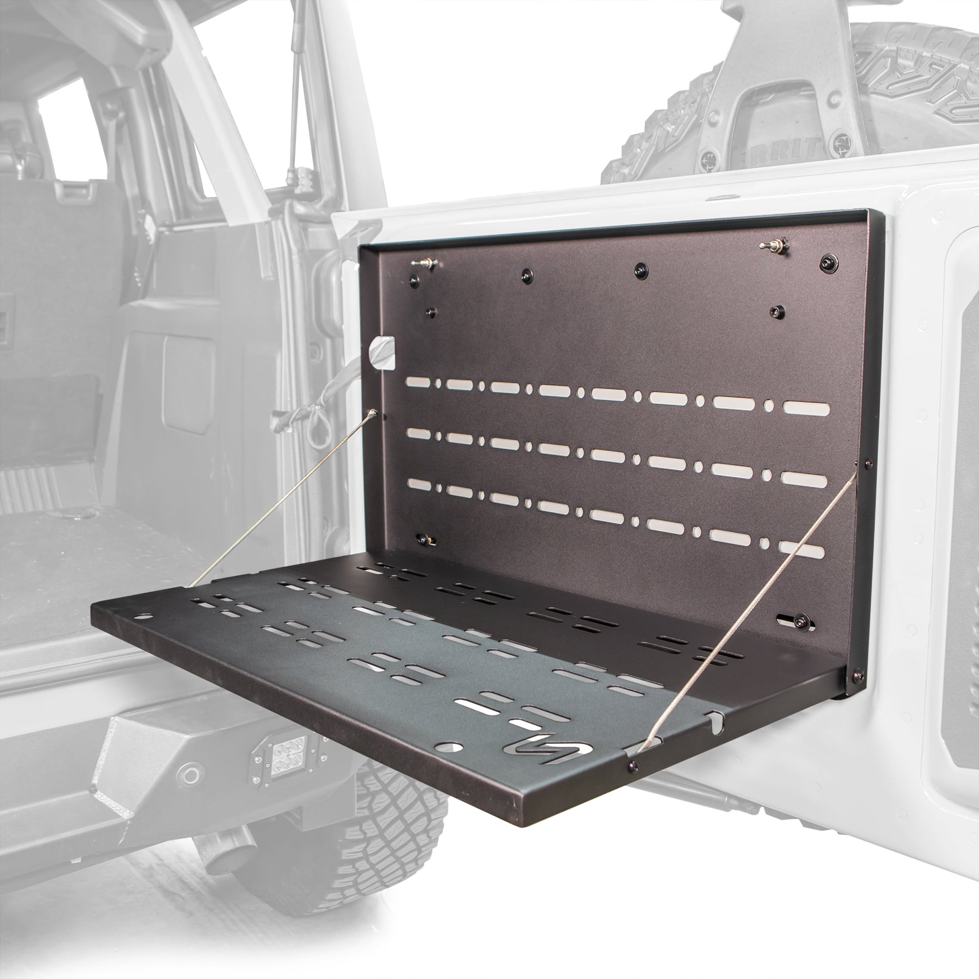 2021+ Ford Bronco Fold-Out Trail Table - Turn Offroad