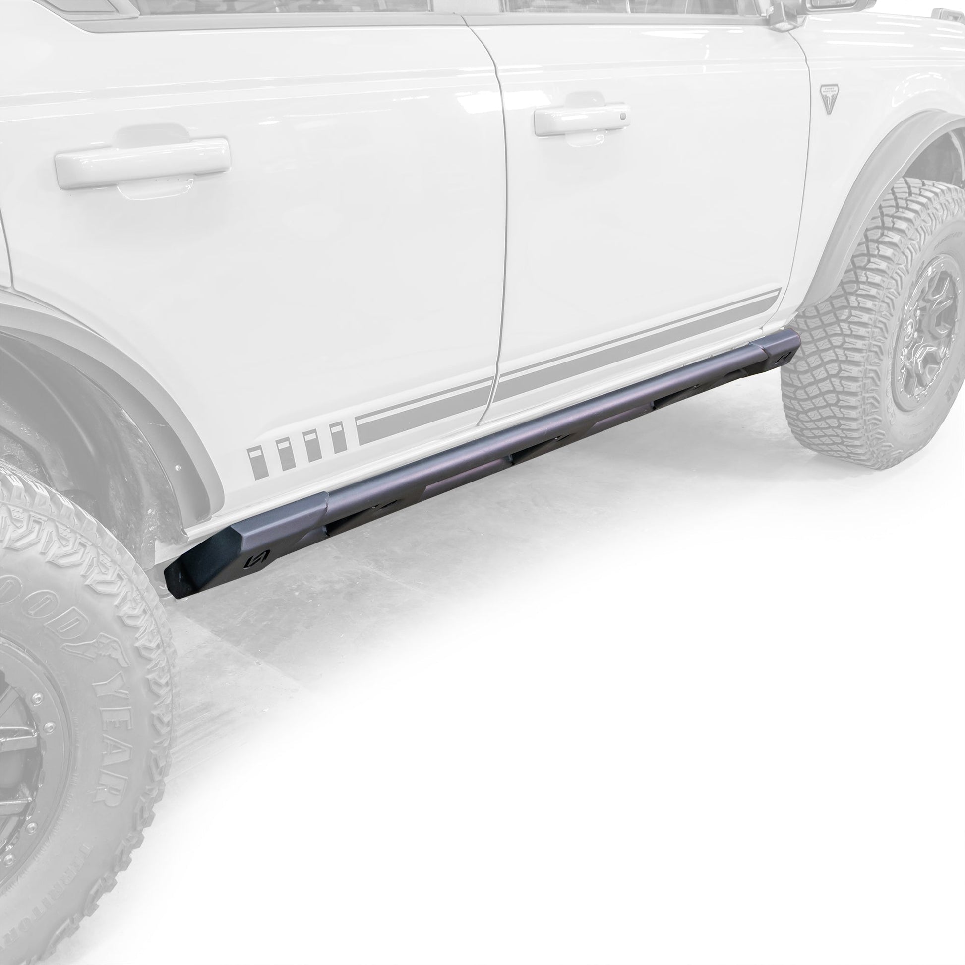 2021+ Ford Bronco Rock Sliders 4-Door - Turn Offroad