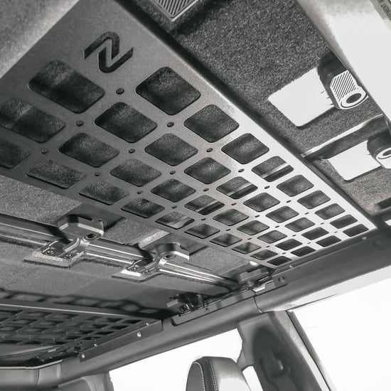 2021+ Ford Bronco Overhead Molle Panel Storage Kit - Turn Offroad
