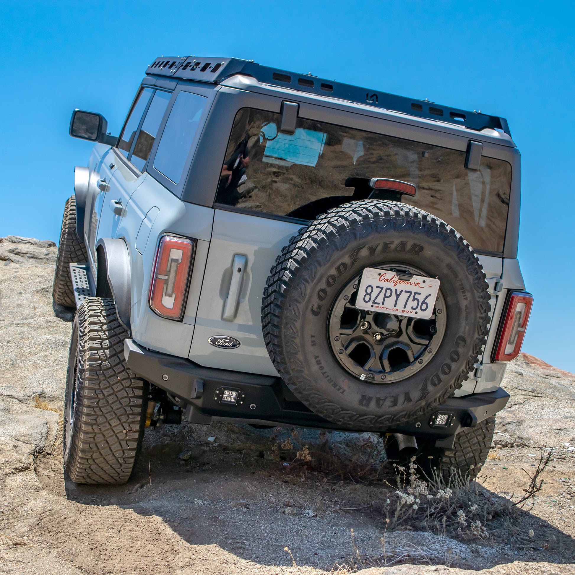 2021+ Ford Bronco License Plate Relocation Bracket - Turn Offroad