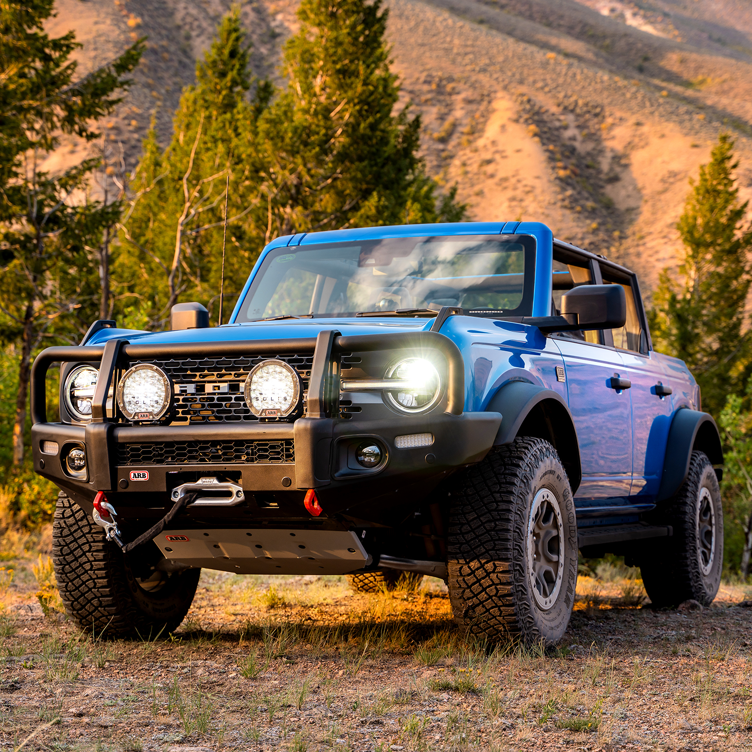 Bronco with Summit Winch Bumper 2