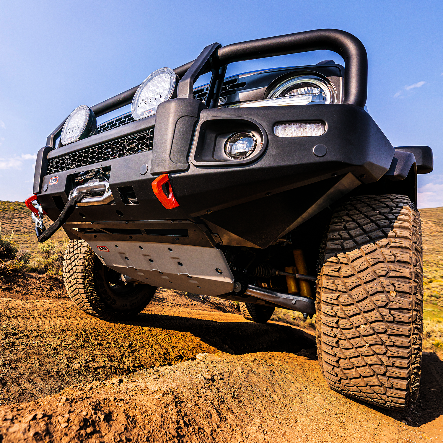 Bronco with Under Vehicle Protection