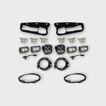 Baja Designs - Bronco Clear SAE Fog Pocket Kit w/Upfitter