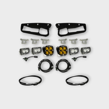 Baja Designs - Bronco Amber SAE Fog Pocket Kit w/Upfitter