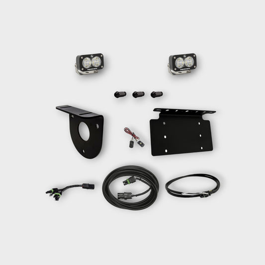 Baja Designs - Bronco Dual S2 Sport W/C Reverse Kit w/Lic Plate w/Upfitter