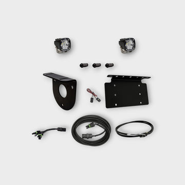 Baja Designs - Ford Bronco Dual S1 W/C Reverse Kit w/Lic Plate w/Upfitter