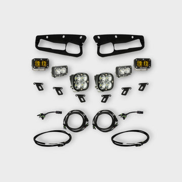 Baja Designs - Ford Bronco S2 SAE FPK Sportsmen w/Upfitter Wiring Harness OEM Steel Bumper