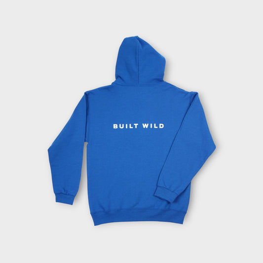 Built Wild Hoodie Blue Back