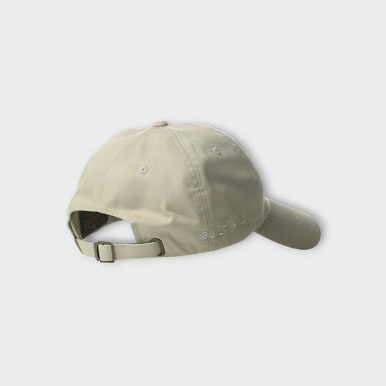 Unstructured Dad Hat White Back