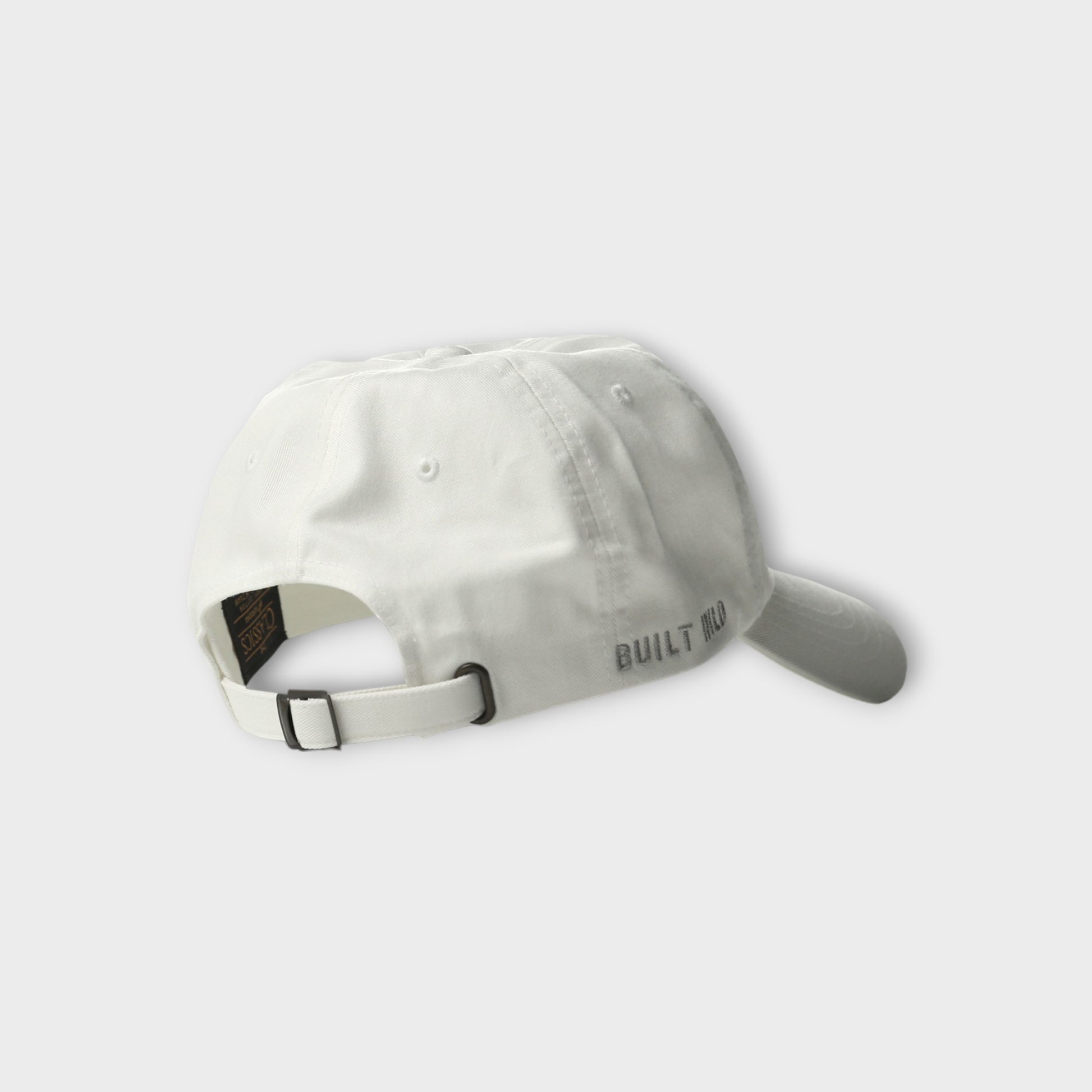 Unstructured Dad Hat White  Back 2