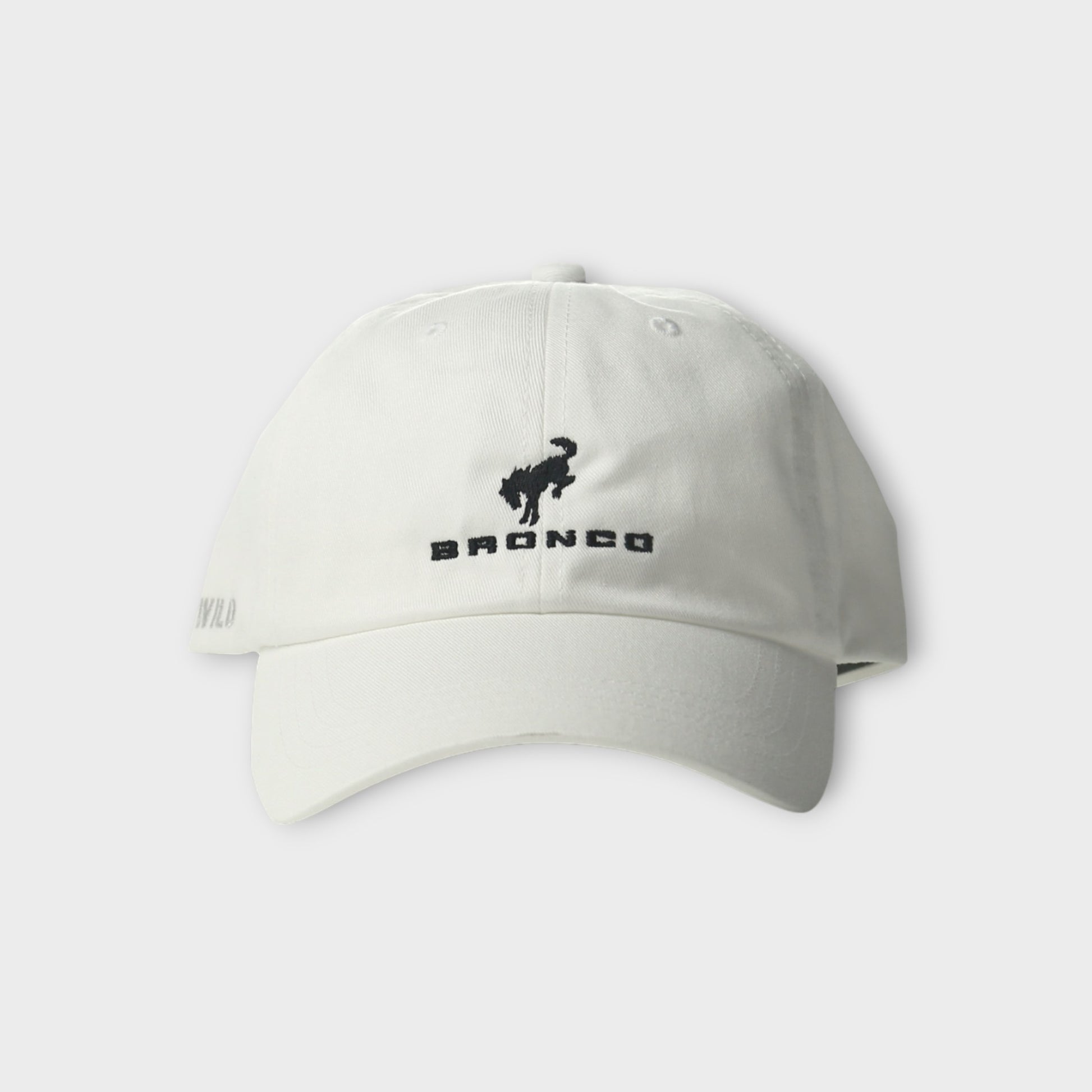 Unstructured Dad Hat White Front 2