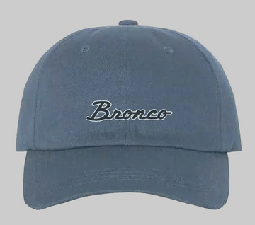 Bronco - Script Logo Unstructured Dad Hat