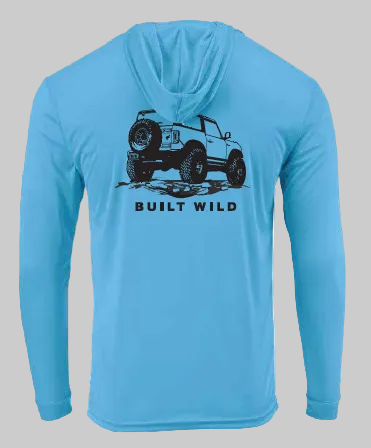 Bronco Nation - Built Wild Hooded Sun Shirt