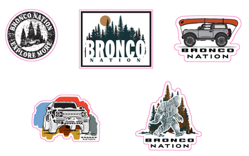 Bronco Nation - Summer 26 Sticker Pack 2