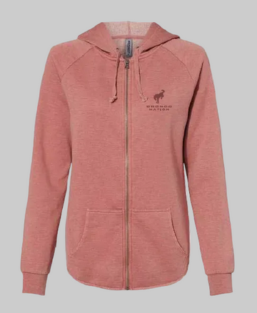 Bronco Nation - Women's Alpine Adventure Full Zip Hood