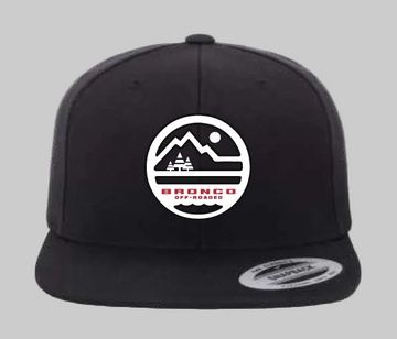 Bronco Off Roadeo- Linear Mountainscape Snapback