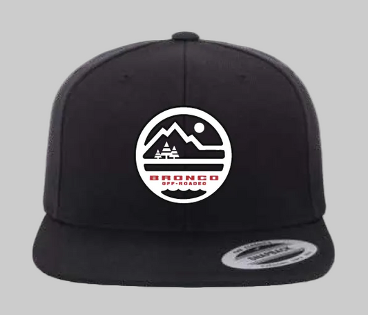 Bronco Off Roadeo- Linear Mountainscape Snapback