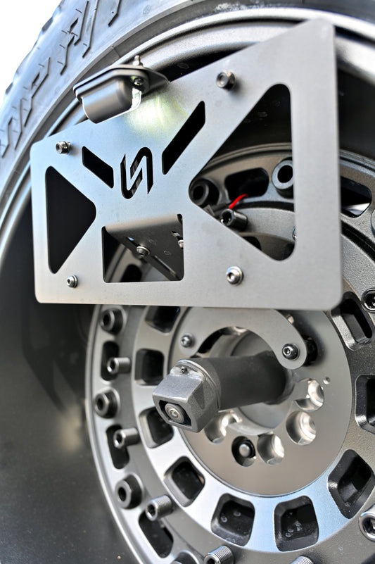 2021+ Ford Bronco License Plate Relocation Bracket - Turn Offroad