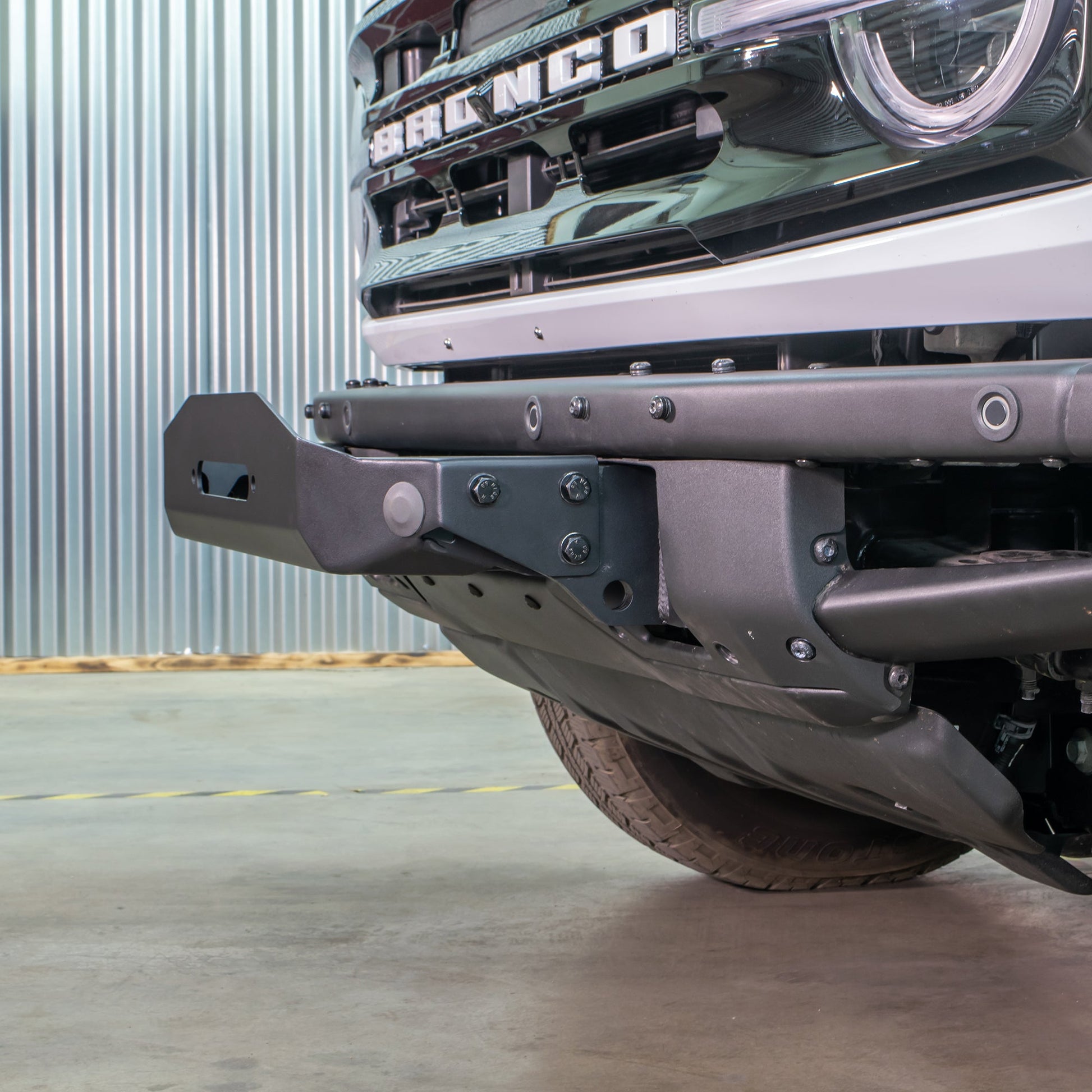 2021+ Ford Bronco OEM Modular Bumper Winch Plate - Turn Offroad