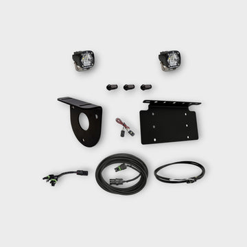 Baja Designs - Ford Bronco Dual S1 W/C Reverse Kit w/Lic Plate