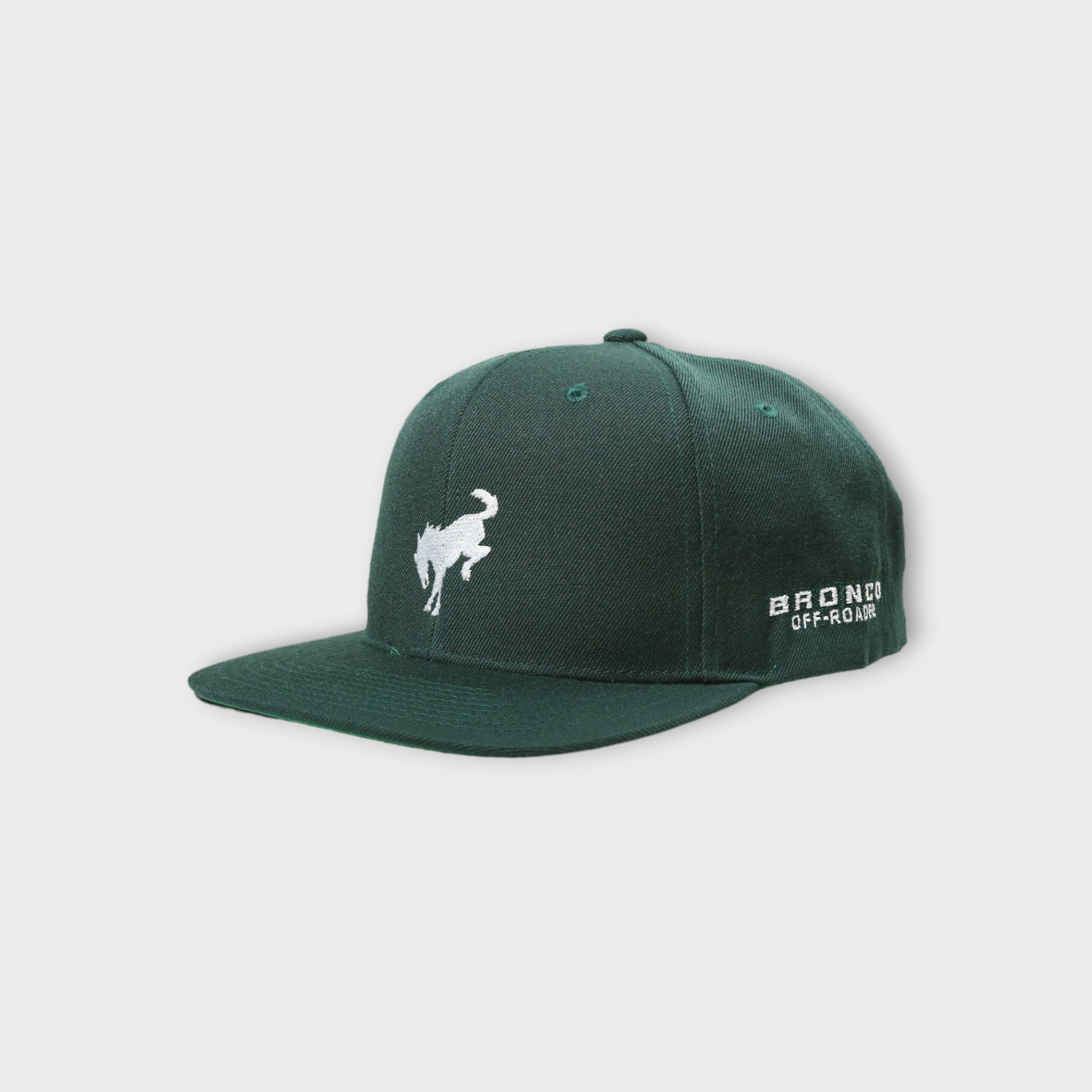 Bucking Bronco Snapback Green Side