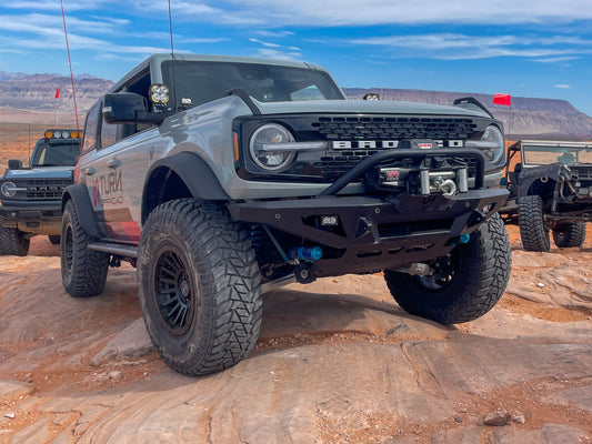 Turn Offroad  - 2021+ Ford Bronco Front Bumper Package | Bumper | Skid Plate | Winch Mount | Bull Bar
