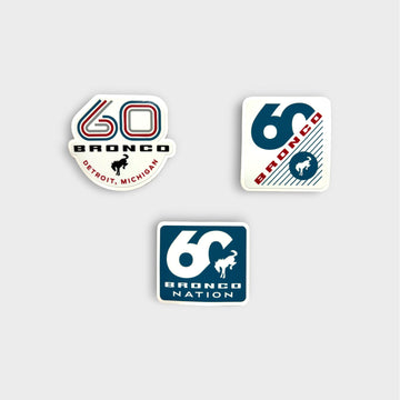 Bronco Nation - 60th Sticker Pack
